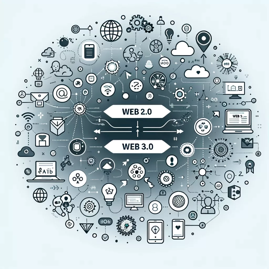 Transición <br> de Web 2.0 a 3.0